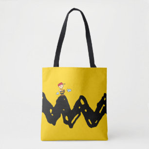 Tote Bag cacahuètes Charlie Baseball Brown