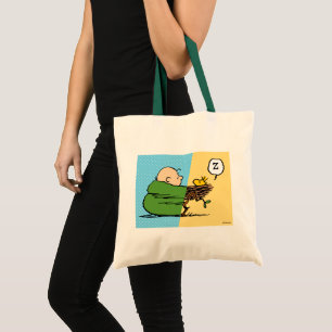 Tote Bag cacahuètes   Charlie Brown & Woodstock Half & Half