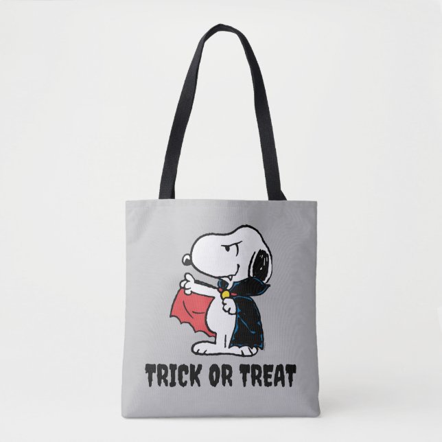 Tote Bag cacahuètes | Halloween Snoopy Vampire (Devant)