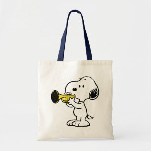 Tote Bag cacahuètes Joueur de trompette Snoopy