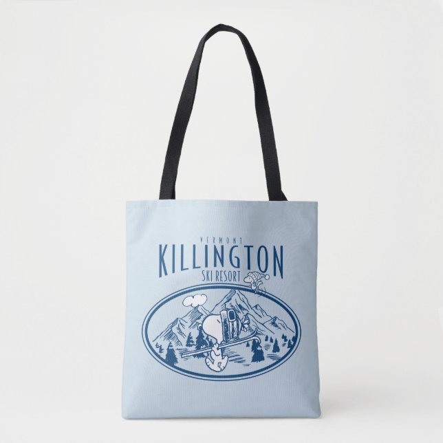 Tote Bag cacahuètes | Killington Ski Resort Vermont (Devant)