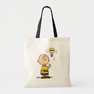 Tote Bag cacahuètes L'idée de l'ampoule de Charlie Brown