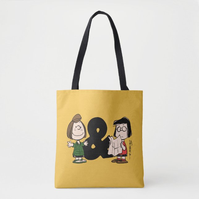 Tote Bag cacahuètes | Pepperment Patty & Marcie (Devant)
