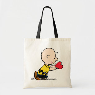 Tote Bag cacahuètes Saint Valentin Charlie Coeur rouge Br