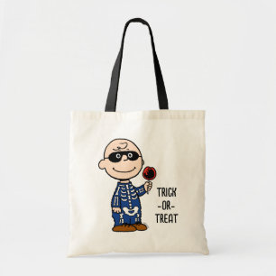 Tote Bag cacahuètes   Skeleton Charlie Brown