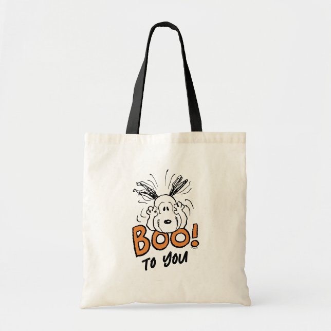 Tote Bag cacahuètes | Snoopy Boo (Devant)