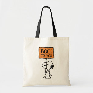 Tote Bag cacahuètes   Snoopy Boo !