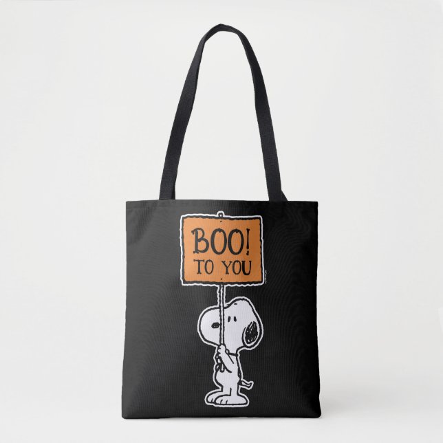 Tote Bag cacahuètes | Snoopy Boo ! (Devant)