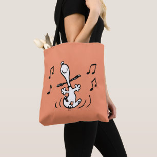 Tote Bag cacahuètes   Snoopy Dancing