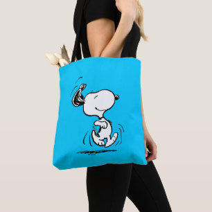 Tote Bag cacahuètes   Snoopy Happy Dance