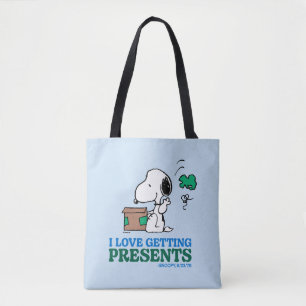 Tote Bag cacahuètes   Snoopy I Love Obtenir des présentatio