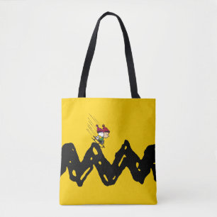 Tote Bag cacahuètes   Snoopy & Linus Sled Ride