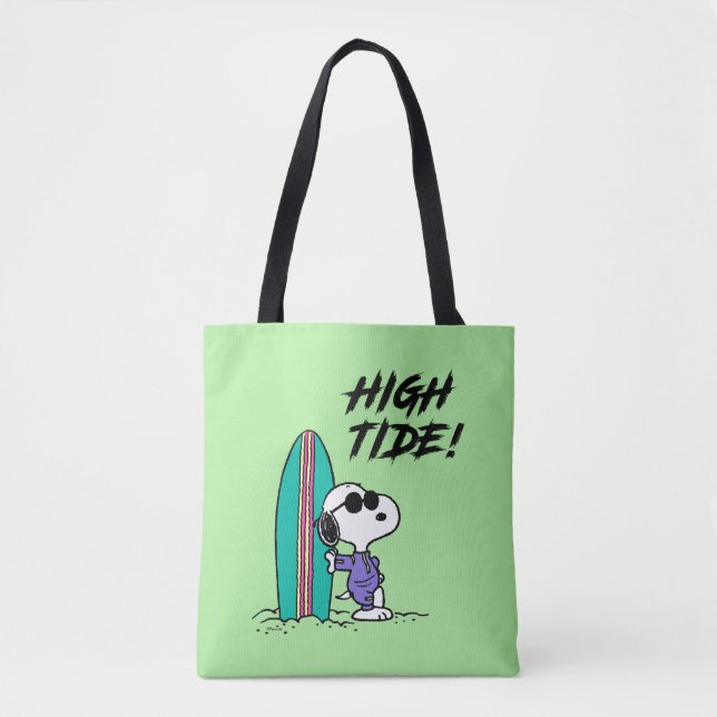 Tote Bag cacahuètes | Snoopy Ocean High Tide (Devant)