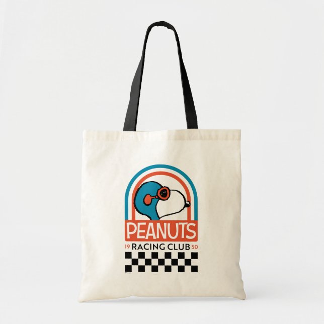 Tote Bag cacahuètes | Snoopy Racing Club (Devant)