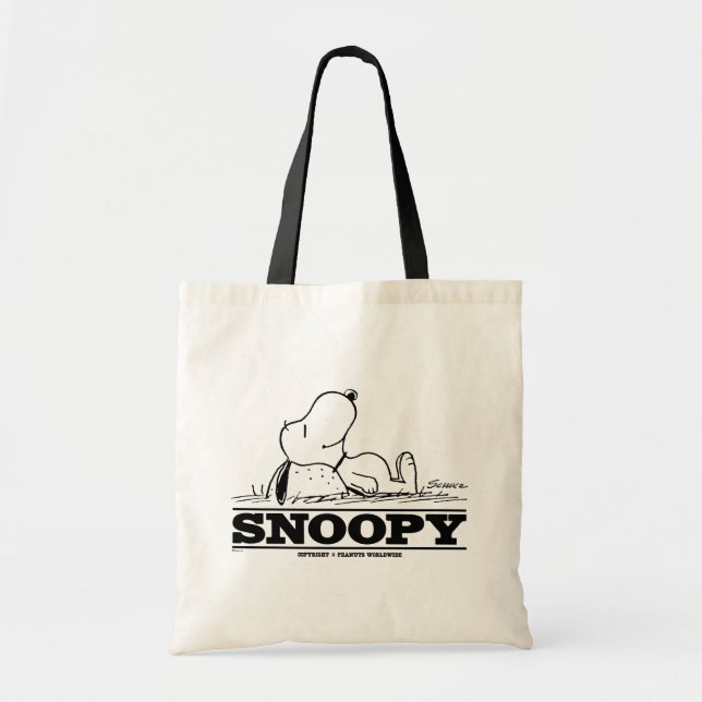 Tote Bag cacahuètes | Snoopy Reest Break (Devant)