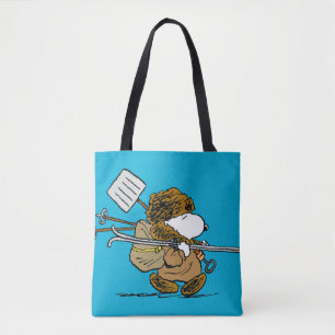 Tote Bag cacahuètes   Snoopy Snow Warrior