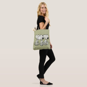 Tote Bag cacahuètes   Snoopy Walking Tall