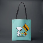 Tote Bag cacahuètes | Snoopy & Woodstock<br><div class="desc">Découvrez ce design amusant de cacahuètes avec Snoopy et Woodstock.</div>