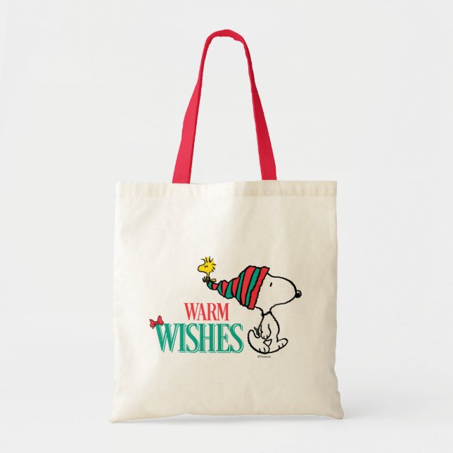 Tote Bag cacahuètes | Snoopy & Woodstock Chaleurs (Devant)