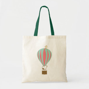 Tote Bag cacahuètes   Snoopy & Woodstock Hot Air Balloon