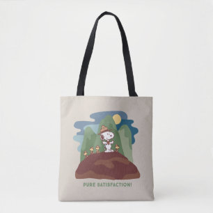 Tote Bag cacahuètes Snoopy & Woodstock Satisfaction pure