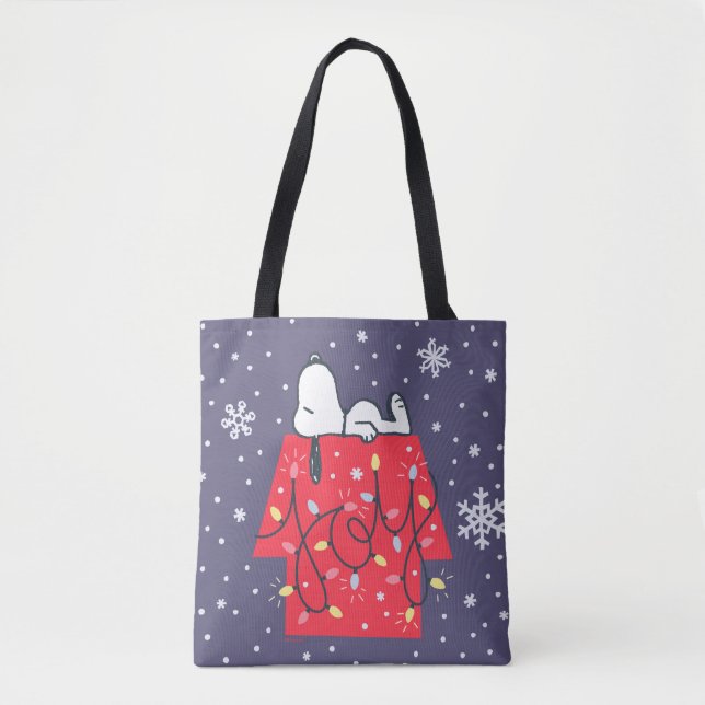 Tote Bag cacahuètes | Snoopy's Holiday Dreamer (Devant)