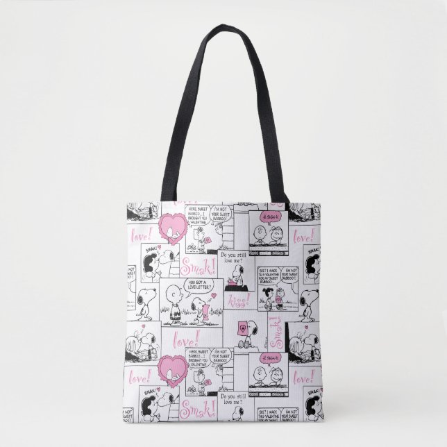 Tote Bag cacahuètes | Valentine Heart Love Motif (Devant)