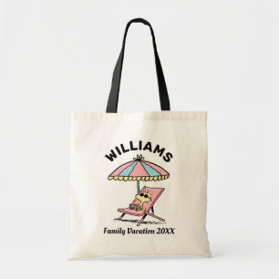 Tote Bag cacahuètes Woodstock Beach Vacances en famille