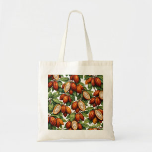 Tote Bag Cacao Pods Motif Botanique Tropical