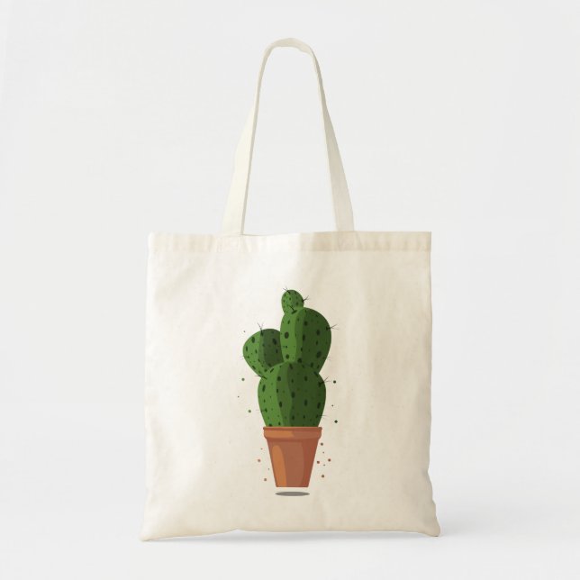 Tote Bag cactus (Devant)
