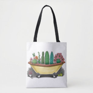 Tote Bag Cactus colorés