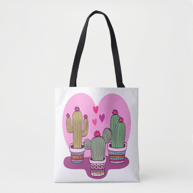 Tote Bag cactus mignon (Devant)