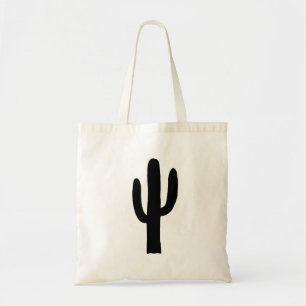 Tote Bag Cactus noir. Les cactus modernes. Botanique simple