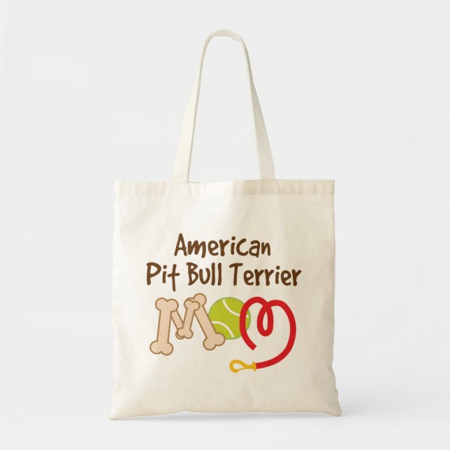 Tote Bag Cadeau américain de maman de race de chien de (Devant)