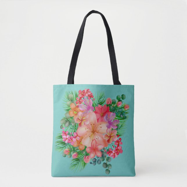 Tote Bag Cadeau Amoureux des jardins fleur sauvage Paradise (Devant)