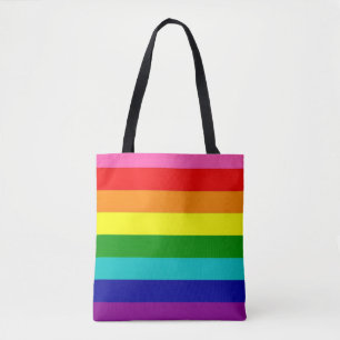 Tote Bag Cadeau coloré de fierté LGBTQ arc-en-ciel