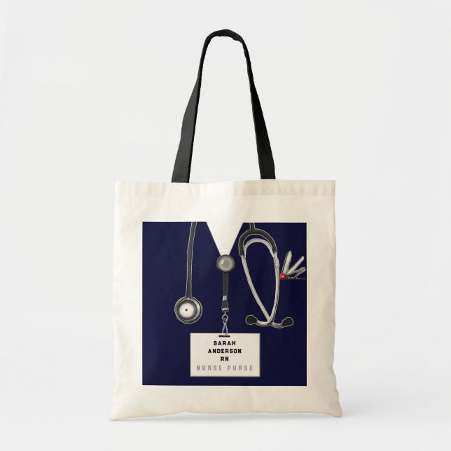 Tote Bag Cadeau créatif pour infirmière (Devant)