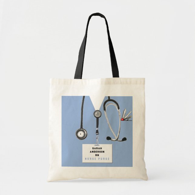 Tote Bag Cadeau créatif pour infirmière (Devant)