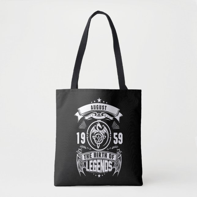 Tote Bag Cadeau d'août | 1959 La Naissance Des Légendes (Devant)