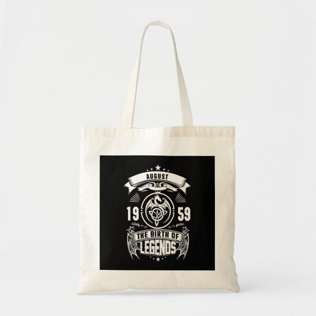 Tote Bag Cadeau d'août | 1959 La Naissance Des Légendes (Devant)
