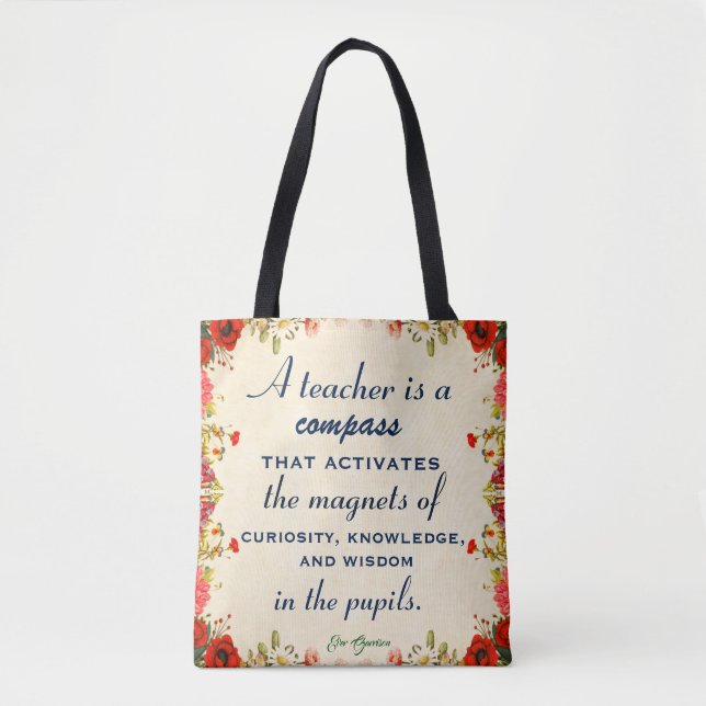 Tote Bag Cadeau d'appréciation de l'enseignant Un enseignan (Devant)