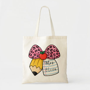 Tote Bag Cadeau d'appréciation personnalisé pour enseignant
