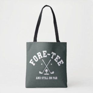 Tote Bag Cadeau de 40 ans de golf Cadeau de 40 ans de golf