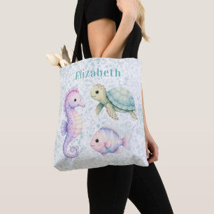 Tote Bag Cadeau de Baby Shower Pastel Under The Sea