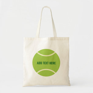 Tote Bag Cadeau de balle de tennis vert moderne
