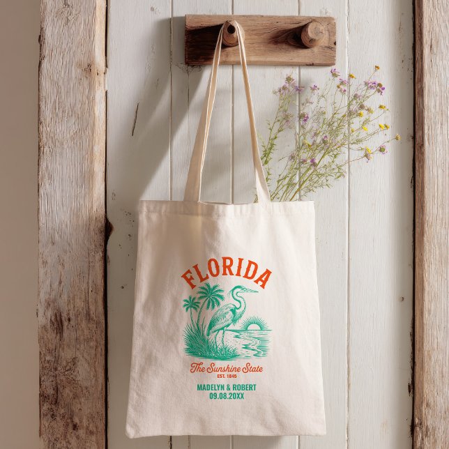 Tote Bag Cadeau de bienvenue pour mariage en Floride Demois (Créateur téléchargé)