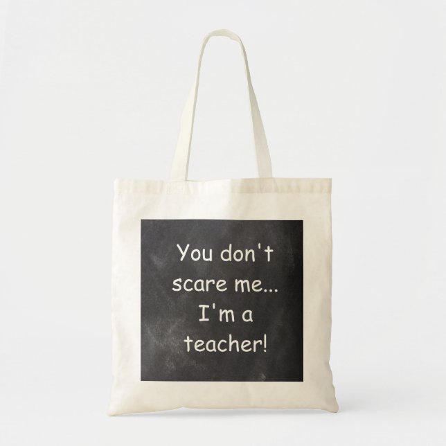 Tote Bag Cadeau de conception de tableau noir pour ne pas e (Devant)