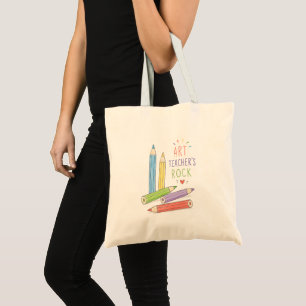 Tote Bag Cadeau de Crayons de Couleur Fantaisistes pour Pro