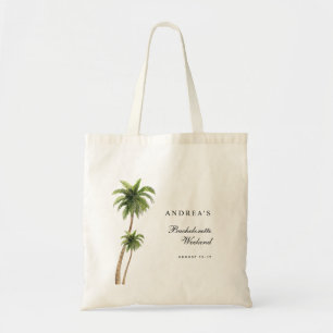 Tote Bag Cadeau de Demoiselle d'Honneur Destination Plage P