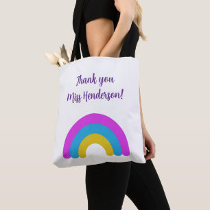 Tote Bag Cadeau de fin d'année pour l'enseignant Merci Arc-